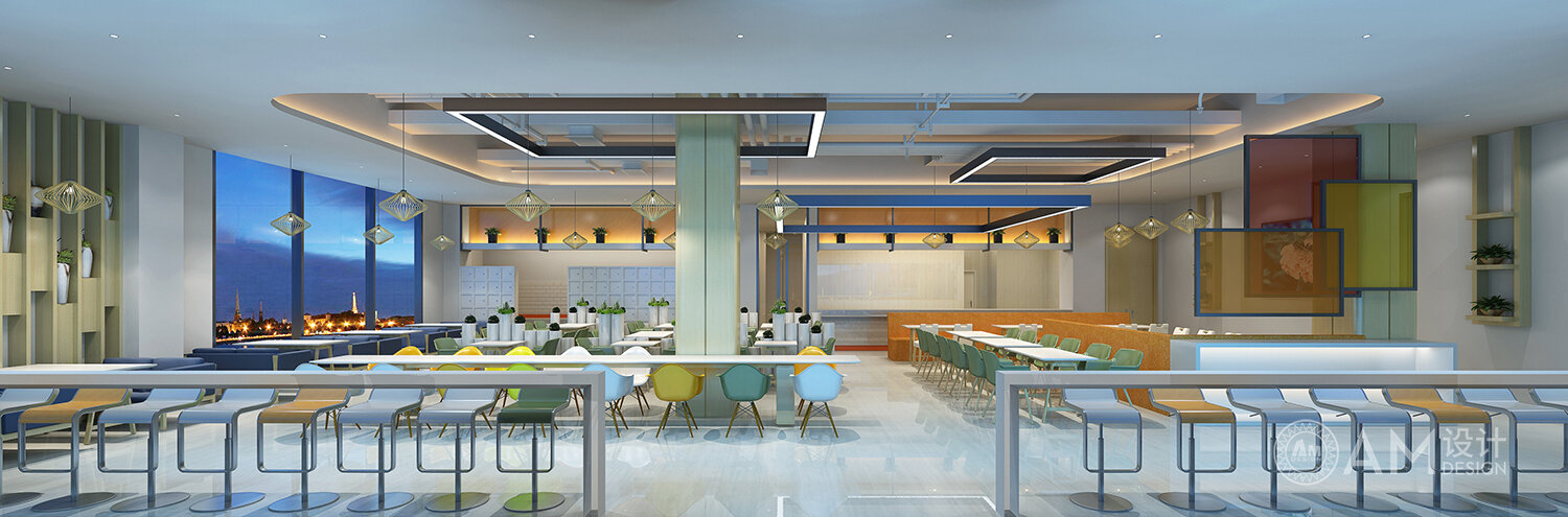AM设计 | 北京通州新城热力办公楼餐厅设计